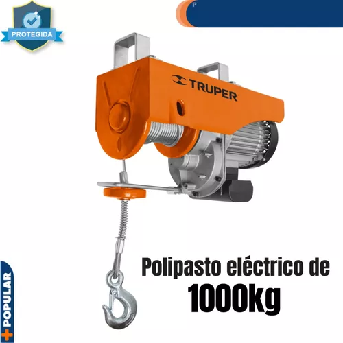 Polipasto eléctrico de 1000 kg, Truper, Polipastos Eléctricos, 16848