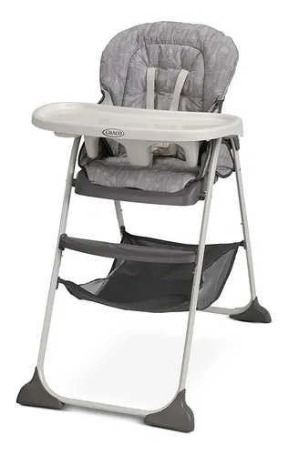 Silla Comedor Graco Slim Snacker, Stratus -envío Gratis
