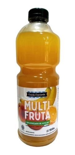 Jugo Multifruta Con Stevia Cuarto Creciente - 1.5 Lt