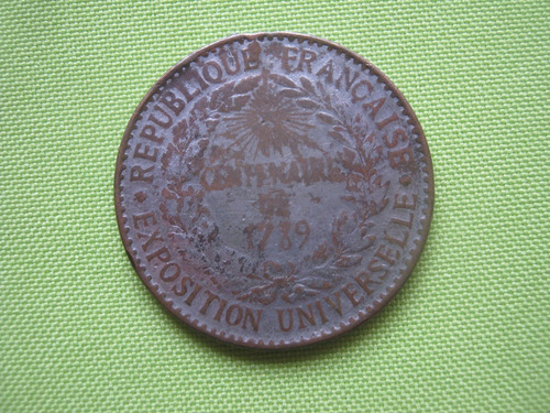 Medalla Exposición Universal  1789 Esmaltada 