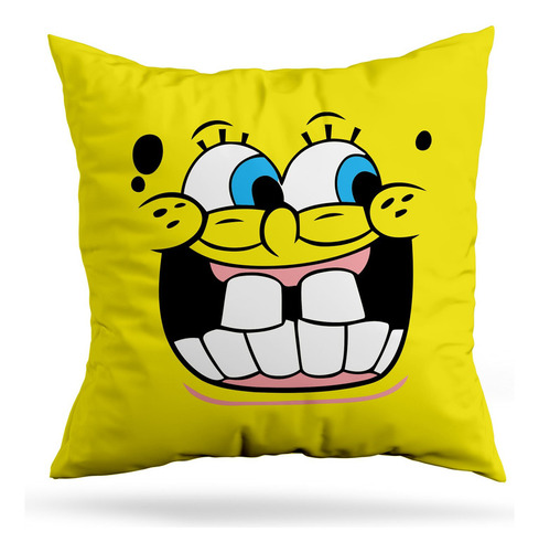 Cojin Deco Bob Esponja Ultra Feliz (d0815 Boleto.store)