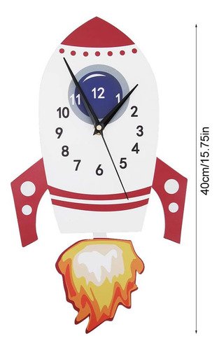 Reloj De Pared Muda De Dibujos Animados De Restokki, Reloj D