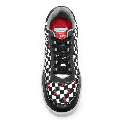 Tenis Mujer Minnie Mouse 3928 Negro Blrj 121-476