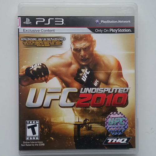 Ufc Undisputed 2010 Ps3 Mídia Física Original Perfeito