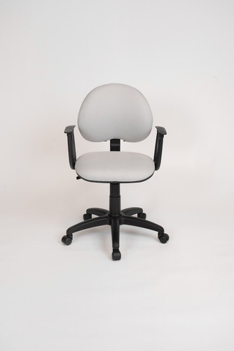 Silla de escritorio de Outlet Arcadia ergonómica gris con tapizado de marathon
