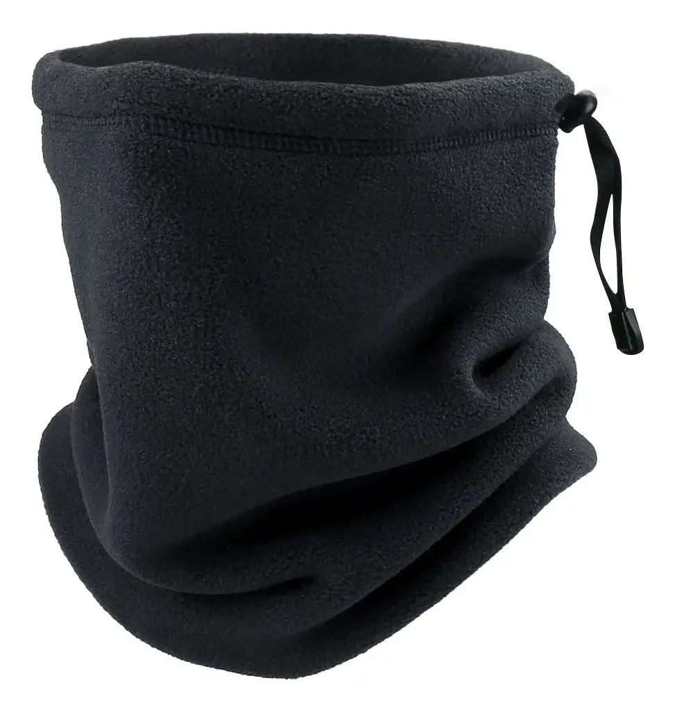 Bufanda Termica Coipa Tactica Calentador De Cuello Polar Color Negro Talla Unitalla
