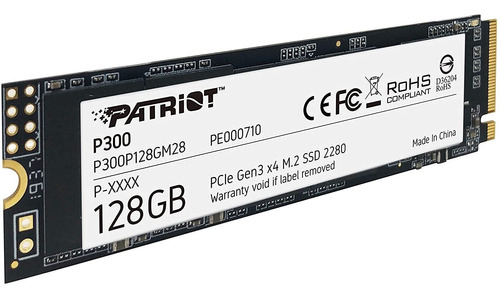 Unidad Ssd Patriot P300 128gb Pci Express 3.0x4 M.2 Open Box