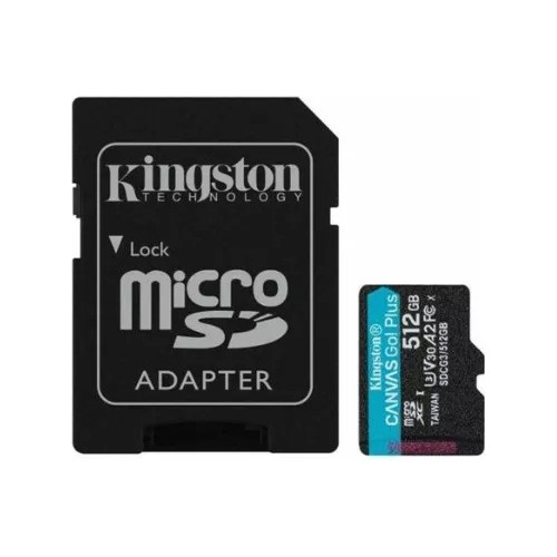 Memoria Micro-sd Kingston Canvas Go! Plus 512gb Adaptador Sd