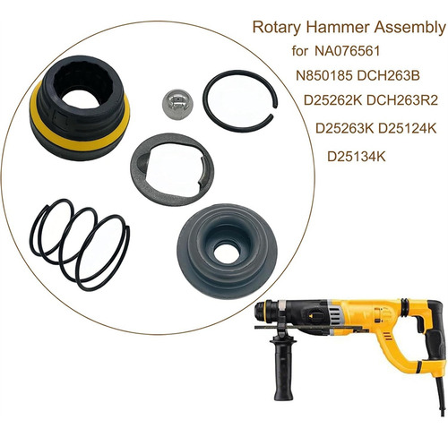 Conjunto De Martillo Rotativo Na076561 Para Dewalt Dch263b D