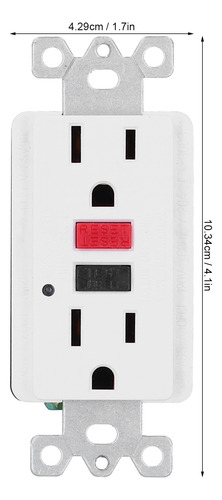 Tomacorriente De Pared Con Interruptor De Protección Contra