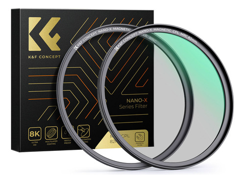 Filtro K&f Cpl Magnético De 52mm Con Aro Magnético