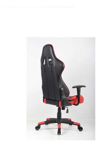 Imagen 6 de 10 de Silla Gamer Cabrera Tukasa Roja Con Negro Con Cojines Nueva