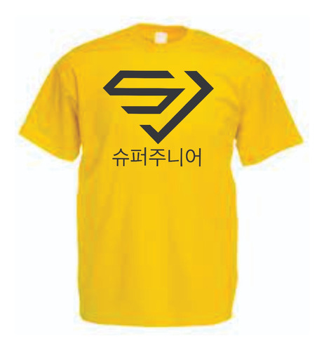 Camisetas Grupo Musical Super Junior Logo Niños Y Adultos Jk