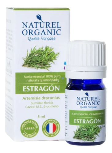 Aceite Esencial De Estragón Naturel Organic Difusor Corporal