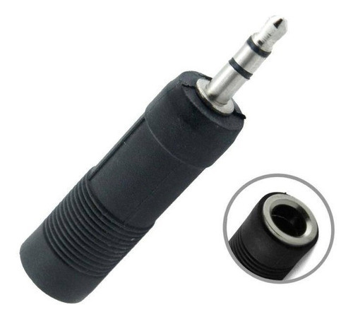 Ad-103 Adaptador Trs Hembra 6.3mm A Trs Macho 3.5mm