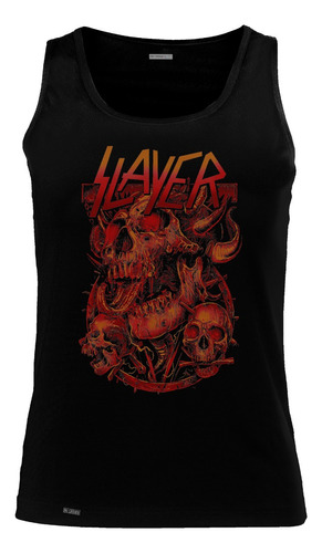 Camisilla Hombre Slayer Rock Metal Sbo2