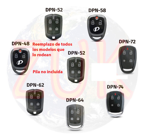 Control Remoto Presencia Pst 300 330 360 Px Pxn 54 Metal Pro