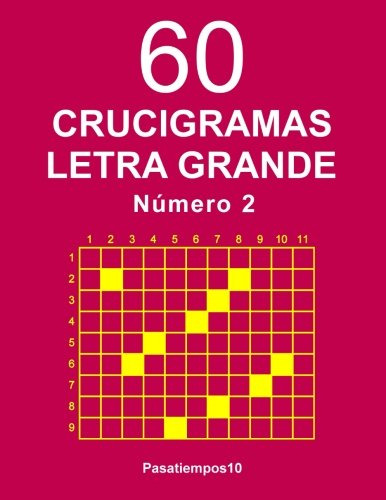 60 Crucigramas Letra Grande - N 2: Volume 2