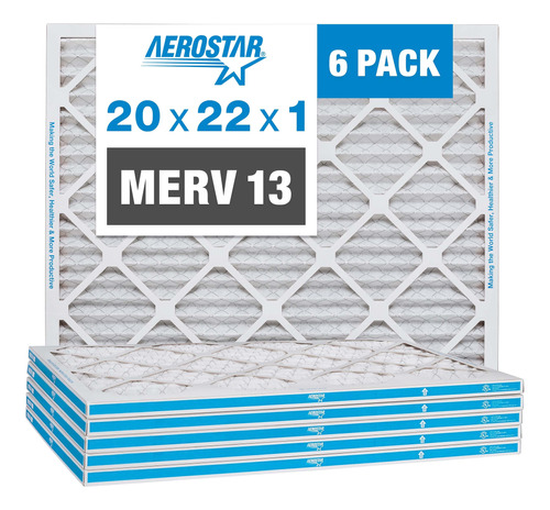 Filtro De Aire Plisado De 20 X 22 X 1pulgada Merv 13 De Aero