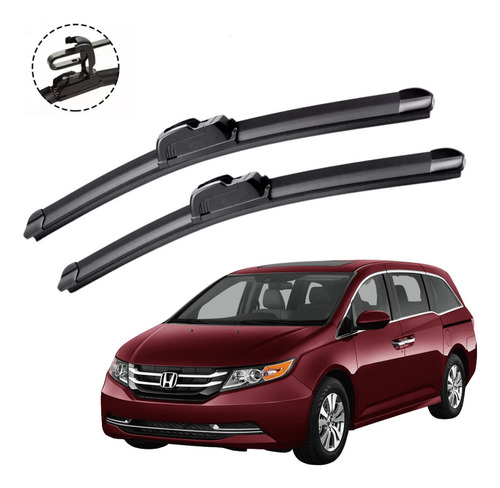 2 Plumas Limpiaparabrisas Reluvsa Honda Odyssey 2005-2019