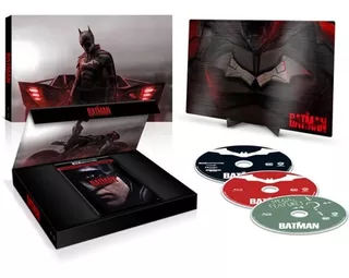 The Batman Gift Set 4k + Bluray Película Batarang Dc Hd