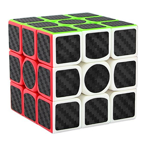 Cubo De Velocidad 3x3x3, Pegatina De Fibra De Carbono, ...