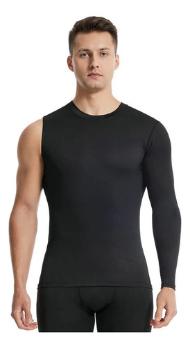 Nuevas Camisas De Compresion Para Hombre 1/2 De Un Solo Braz