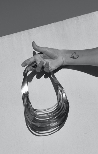 Imagen 5 de 7 de Collar Ondas Corto, Plata