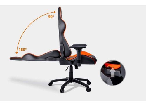 Silla Cougar Armor Black Gaming Giratoria Alta Calidad Nnet