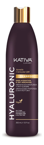  Kativa Hyaluronic Shampoo Hidratación Profunda Vegano Pelo