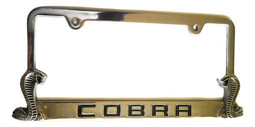Shelby Cobra Mustang Par Portaplacas Metalico Envio Gratis