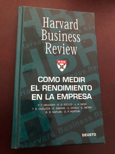 Libro Como Medir El Rendimiento En La Empresa - Harvard