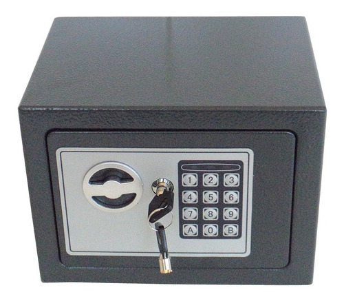 Imagen 4 de 6 de Caja Fuerte Digital E17 Silver Shadow Teclado Digital+llaves