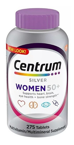 Centrum Silver Mujer X 275 Tabletas - Unidad a $622