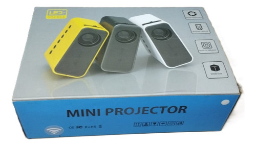 Mini Proyector Led Portatil 150 Lumens Hd Usb Sd Colr Blanco Blanco (Usado)