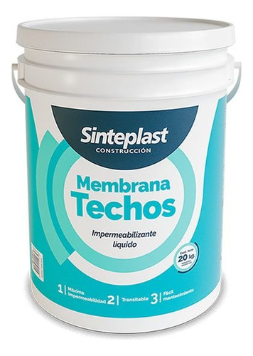 Membrana Liquida Poliuretanica Sinteplast - Rojo X20kg 