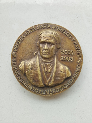 Medalla Presea José María Morelos 