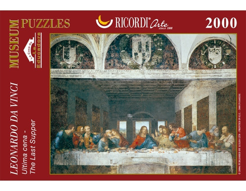 Rompecabezas Ricord 16035 Leonardo Da Vinci Ultima Cena 2000