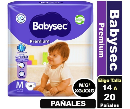 Pañales Babysec Premium Todas Las Tallas