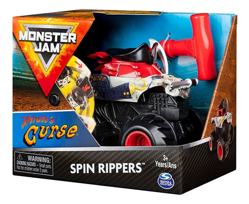 Vehiculos Monster Jam Serie Spin Rippers 1/64 - Spin Master