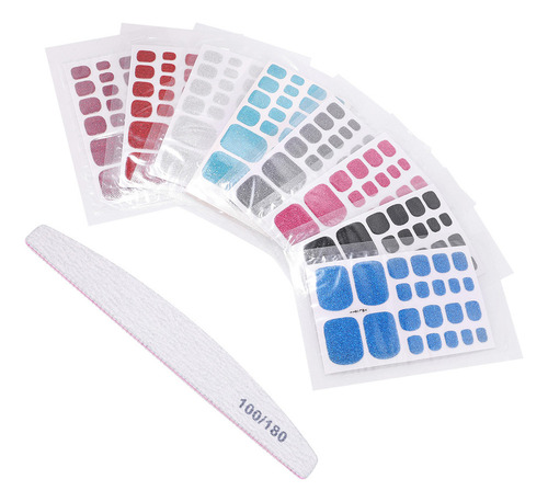Calcomanías Para Uñas De Los Pies, 8 Hojas