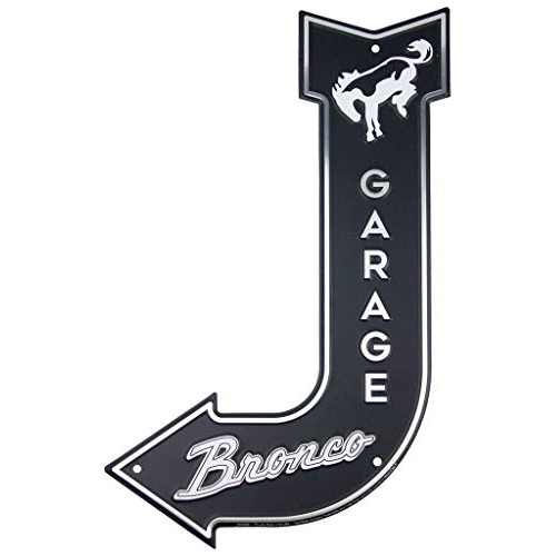 Señales - Hangtime Ford Bronco Garage Sign, Vintage Metal Au