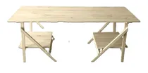 Comprar Mesa Con Caballetes En Pino 60 X 120 Ddika
