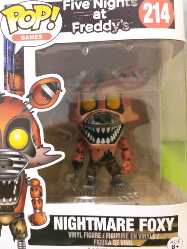 Five Nights At Freddy,nightmare Foxy,funko Pop Original