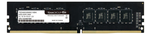Memoria Ram Team Group Elite Ddr4 2666mhz 8gb Non-ecc Cl19