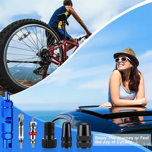 Kigauru Kit De Bicicleta De Válvula Universal De 15 Piezas Y
