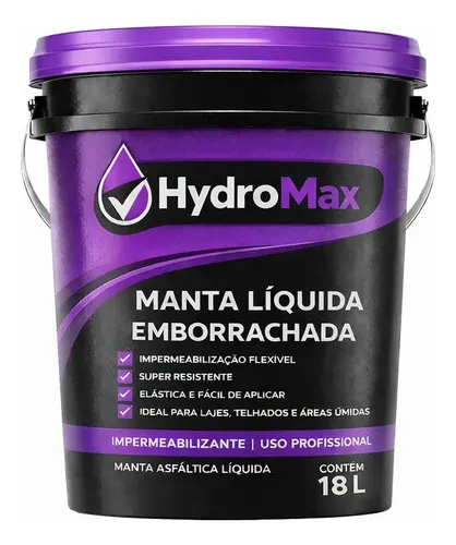 Foto real de Manta Liquida 18kg para Laje Telhado e Parede Externa