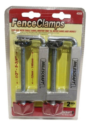 Prensa Router Sierra Mesa Fenceclamps Milescraft