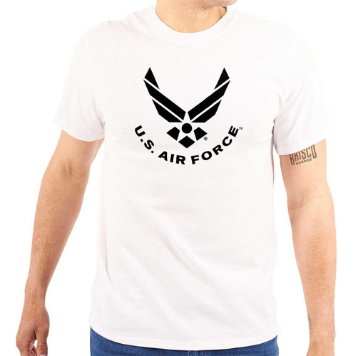 Polera Con Estampado Us Air Force Usaf Fly Emblem H De Bri