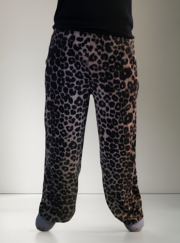 Palazo Pantalon Print Morley Frisa Mujer Amplio